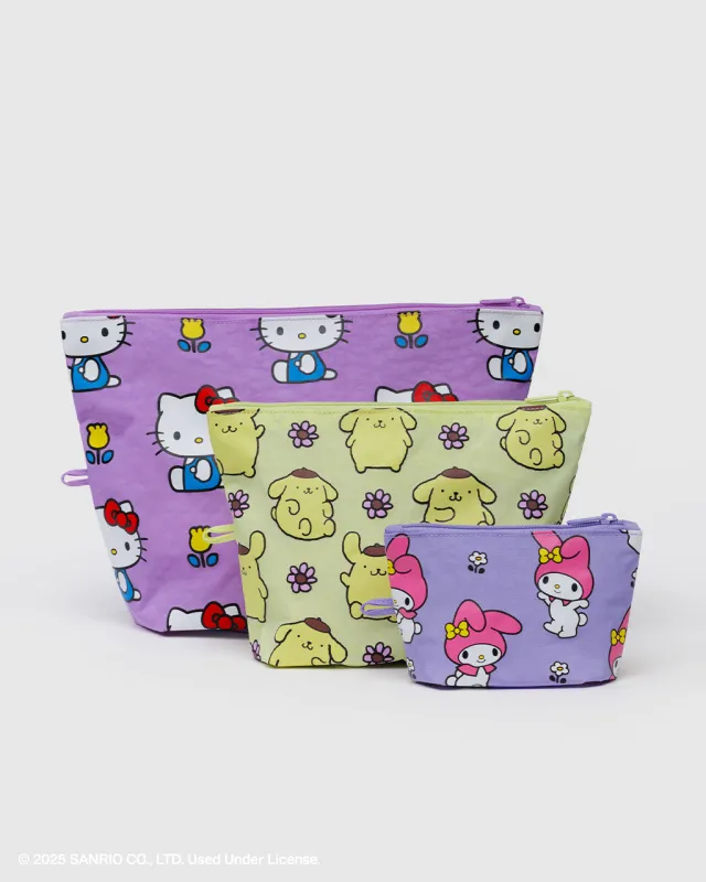 Go Pouch Set - Hello Kitty And Friends Florals sold by ban.do