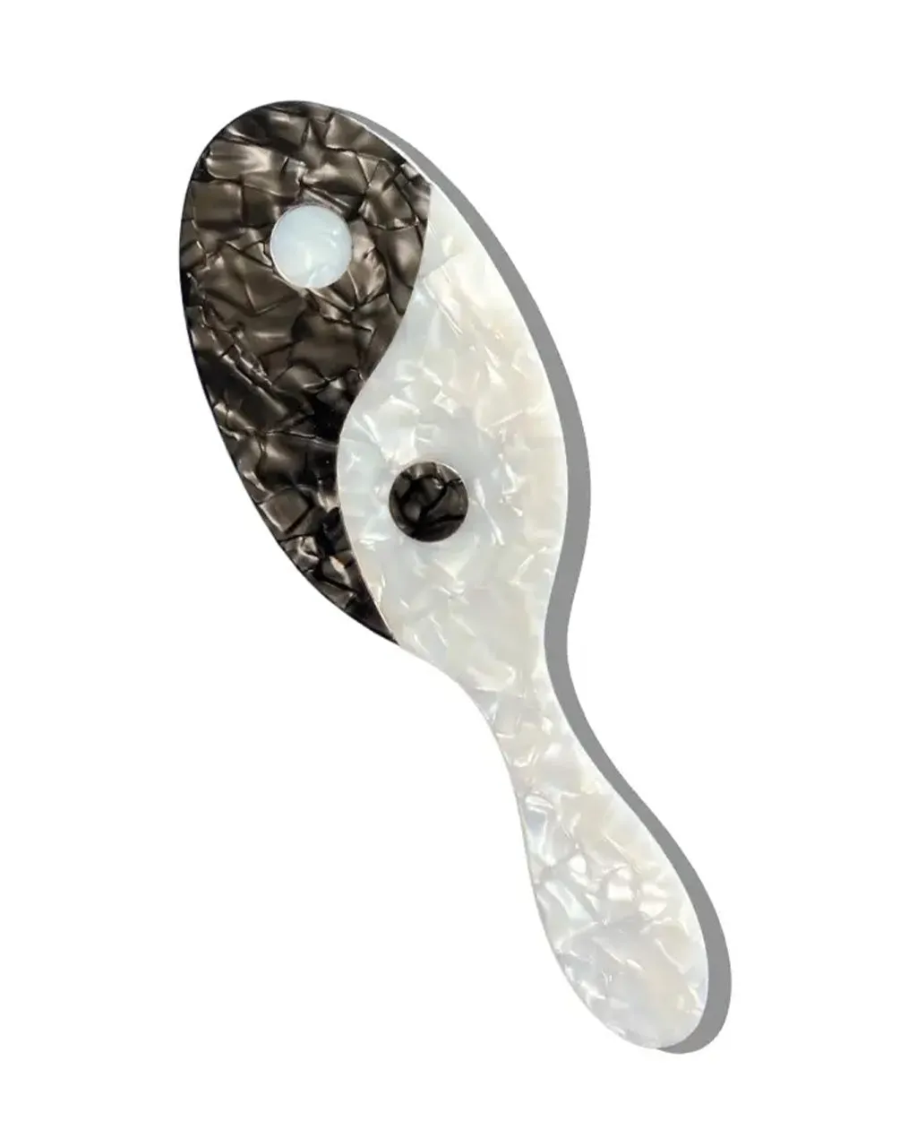 Hand-Painted Yin Yang Hair Brush sold by ban.do