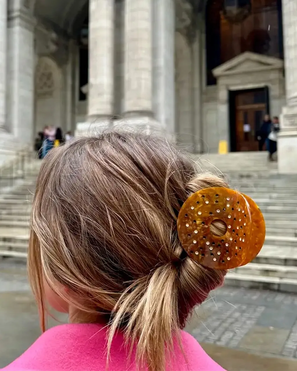 Hand-Painted Everything Bagel Claw Hair Clip sold by ban.do product image thumbnail 3