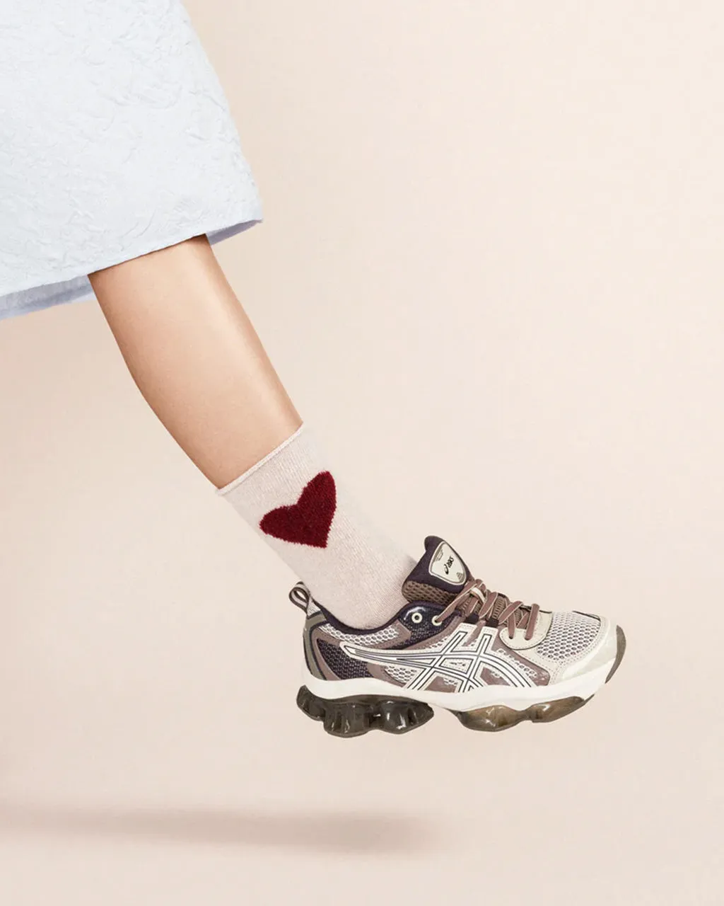 Love Cashmere Crew Socks - Beige sold by ban.do product image thumbnail 2