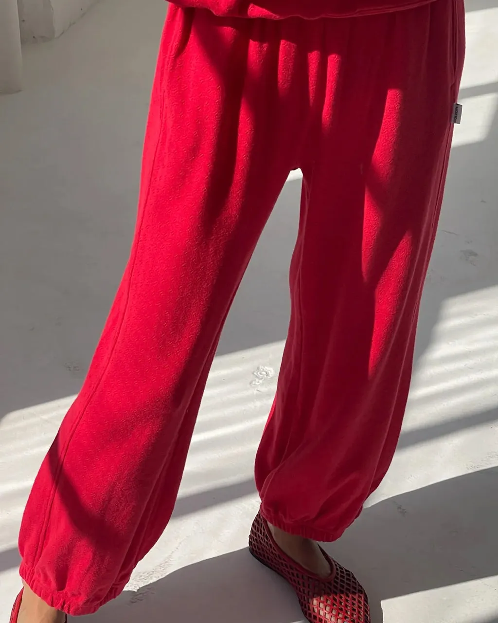 Pointelle Balloon Pants - Red Apple sold by ban.do product image thumbnail 2