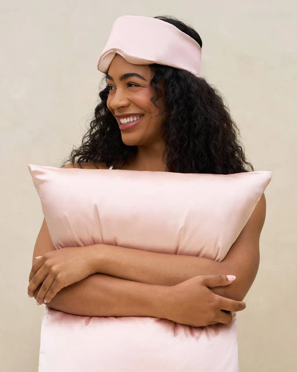 Blush Satin Pillow Eye Mask sold by ban.do product image thumbnail 4