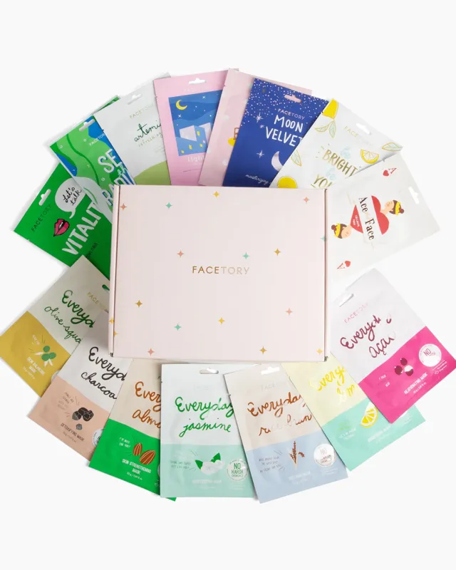 Just Keep Glowing Mask Gift Set sold by ban.do