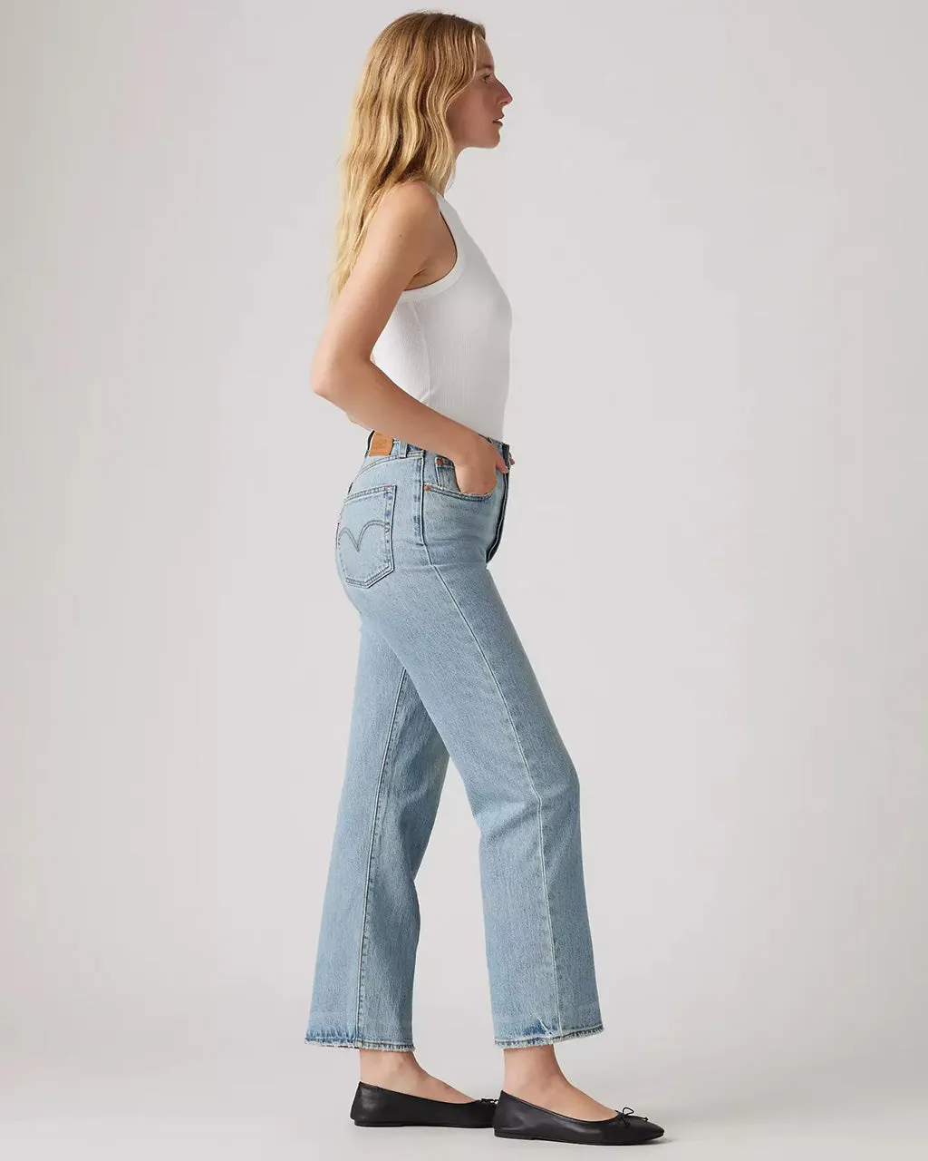Ribcage Straight Ankle Jeans - Let's Share sold by ban.do product image thumbnail 3