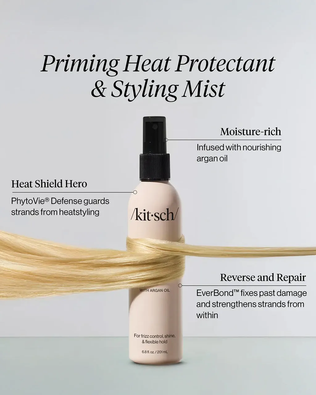 Priming Argan Oil Heat Protectant & Styling Mist sold by ban.do product image thumbnail 2
