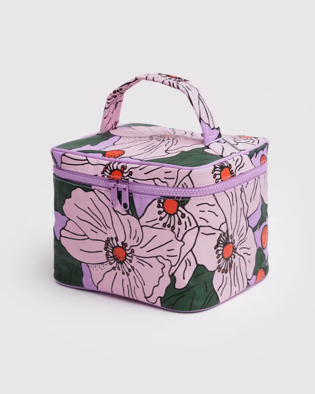 Large Cosmetic Case - Pink Poppy sold by ban.do
