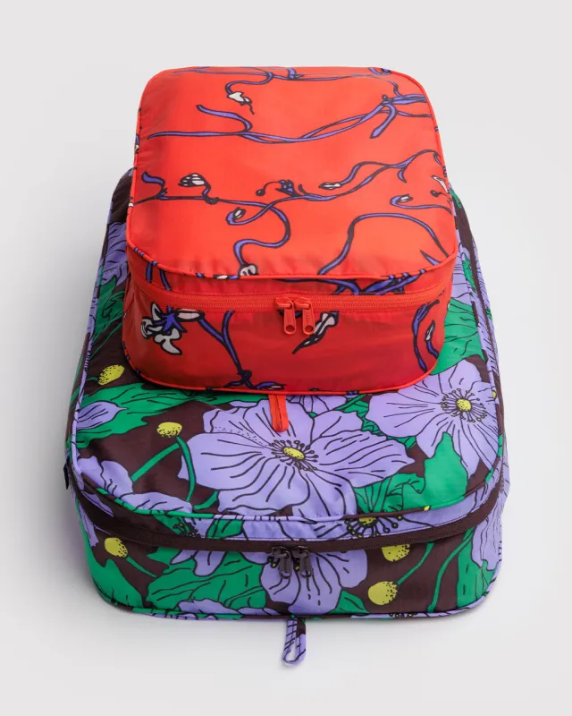 Large Packing Cube Set - Poppy Mix sold by ban.do