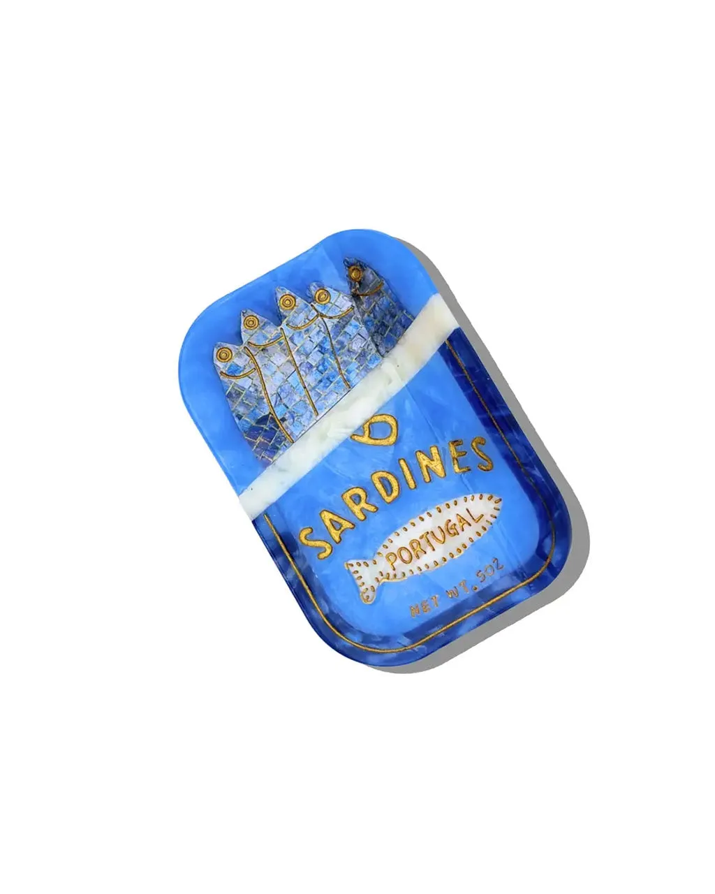 Hand-Painted Sardines Claw Hair Clip sold by ban.do