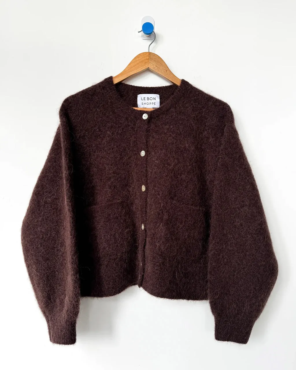Amélie Alpaca Cardigan - Chocolate sold by ban.do product image thumbnail 3