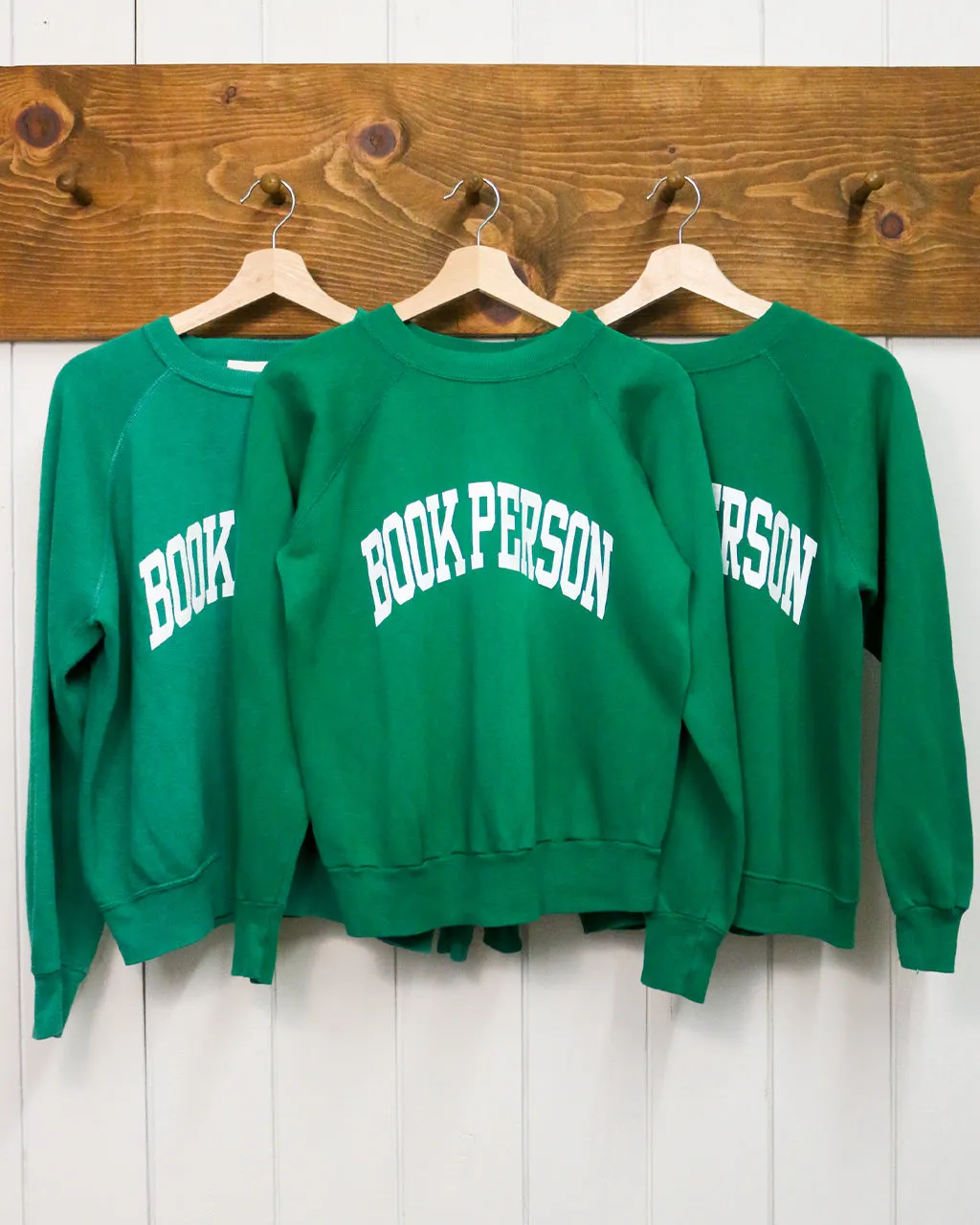Book Person Sweatshirt - Green sold by ban.do product image thumbnail 3