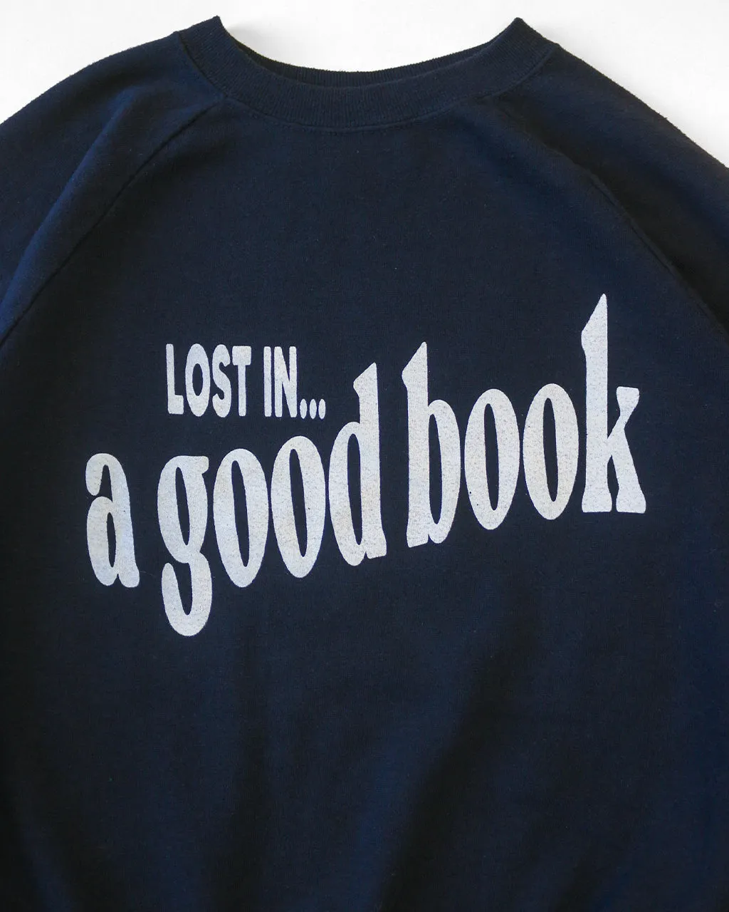 Lost In A Good Book Sweatshirt - Navy sold by ban.do product image thumbnail 3
