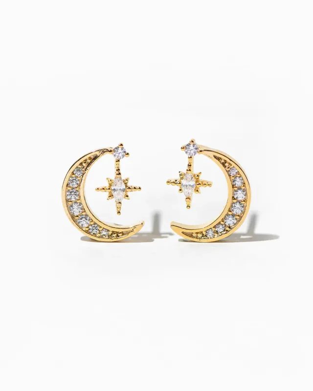 Stargazer Moon Earrings made by ban.do