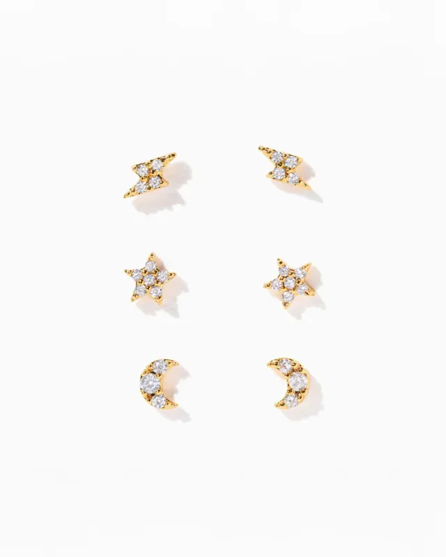 Teeny Tiny Galaxy Stud Set made by ban.do