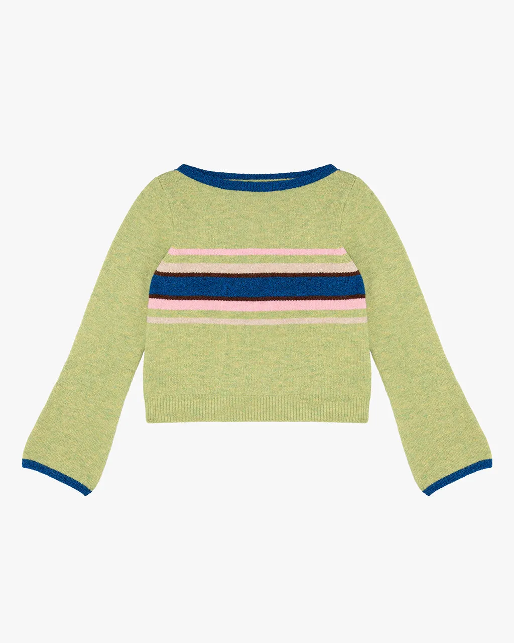 Mari Sweater - Pistachio Stripe sold by ban.do product image thumbnail 2