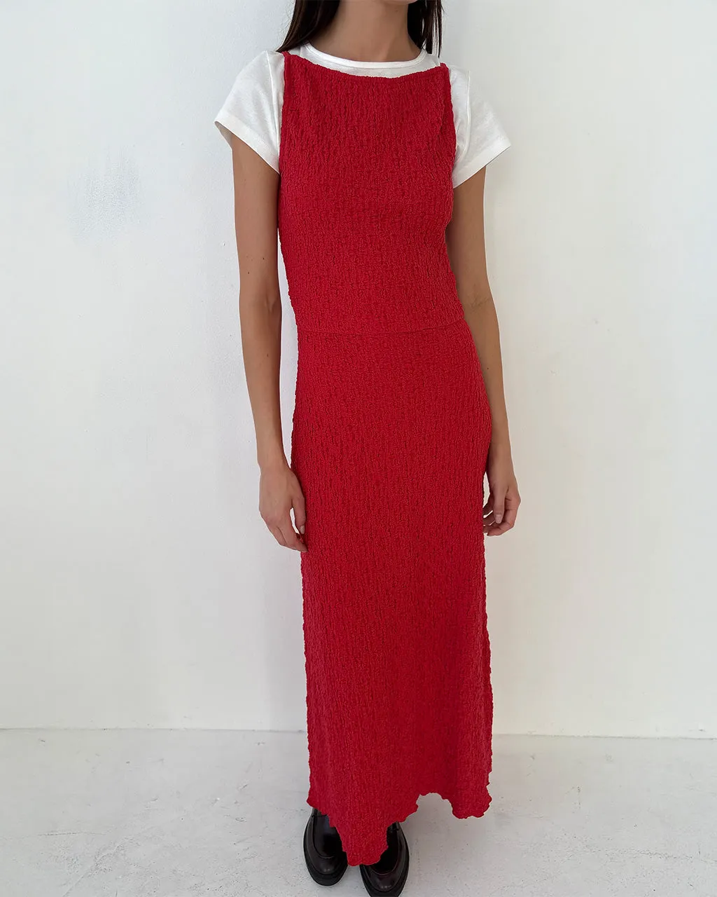 Maya Crinkle Dress - Pepper sold by ban.do product image thumbnail 4