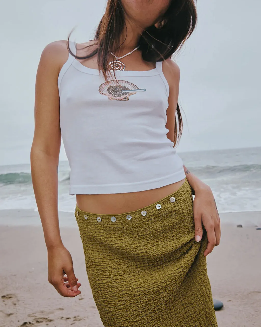 Sammy Skirt - Olive sold by ban.do product image thumbnail 3