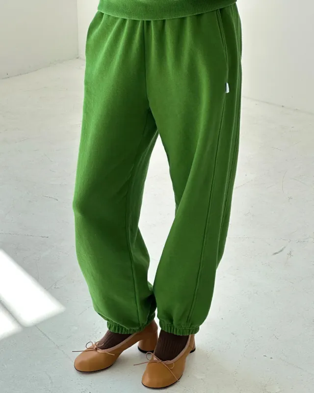 French Terry Balloon Pants - Avocado sold by ban.do