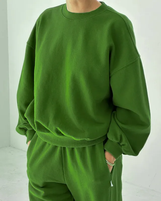 French Terry Core Sweatshirt - Avocado sold by ban.do