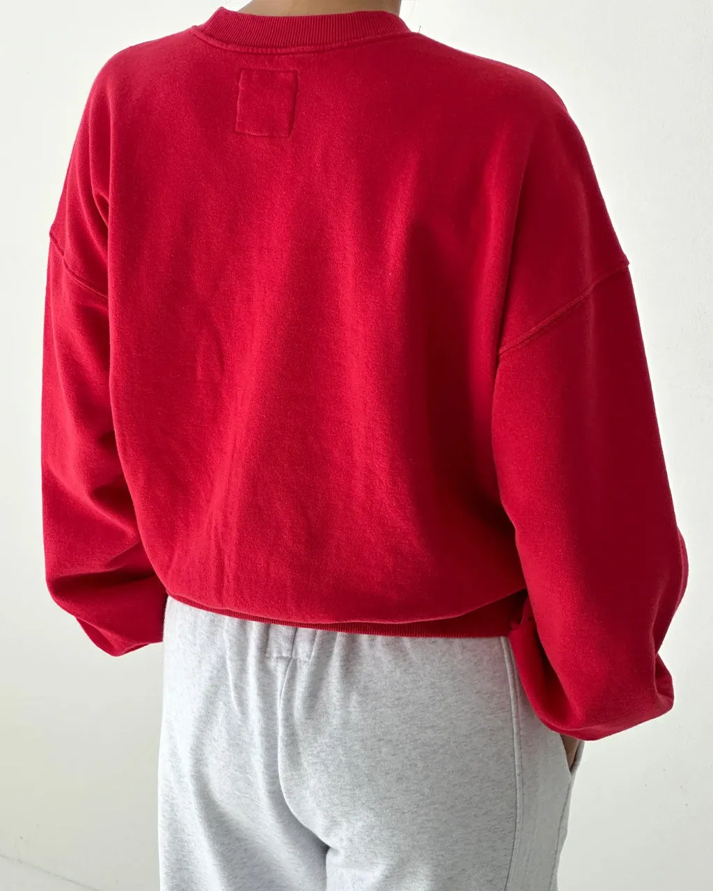 French Terry Core Sweatshirt - Red Tulip sold by ban.do product image thumbnail 2
