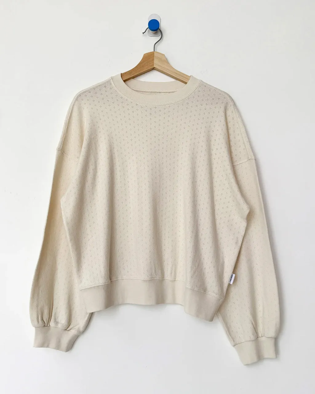 Pointelle Core Sweatshirt - Naturel sold by ban.do product image thumbnail 3