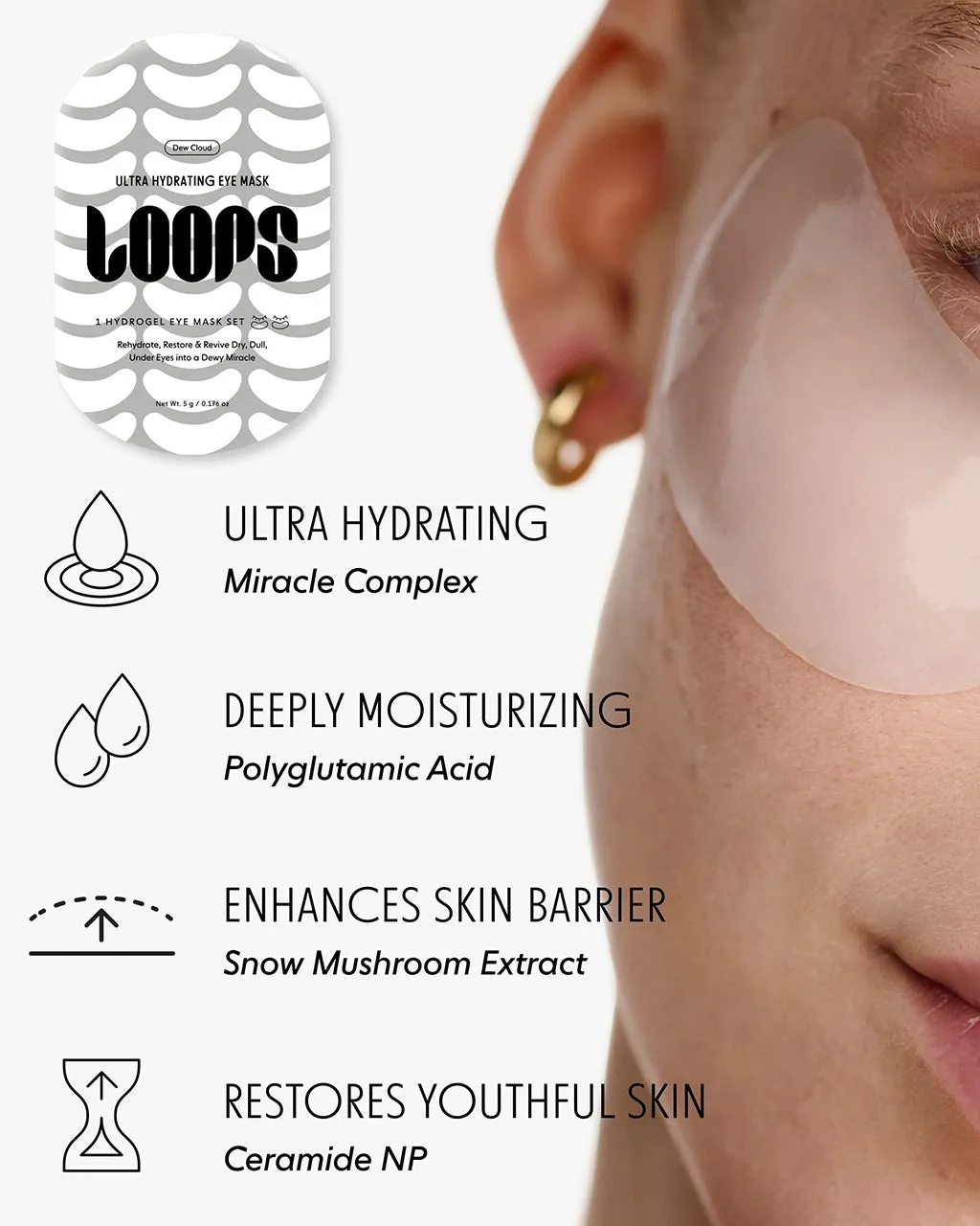 Dew Cloud Eye Mask - Set of 5 sold by ban.do product image thumbnail 2