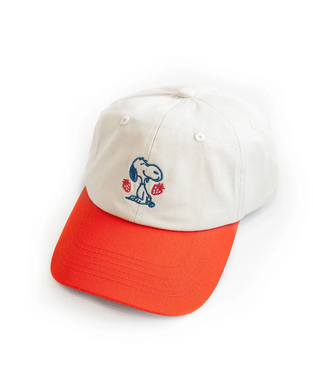 Snoopy Strawberry Dad Hat sold by ban.do