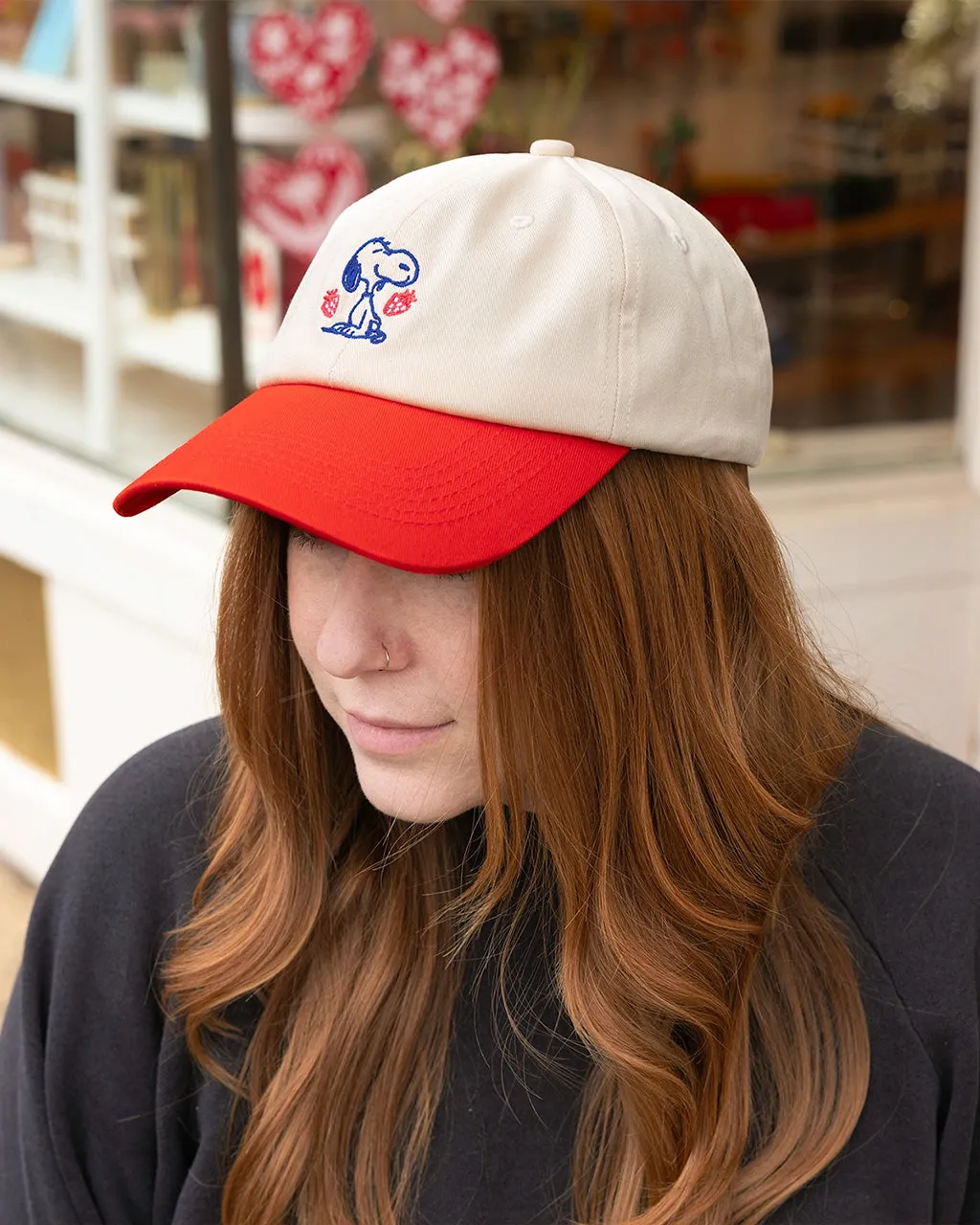 Snoopy Strawberry Dad Hat sold by ban.do product image thumbnail 2