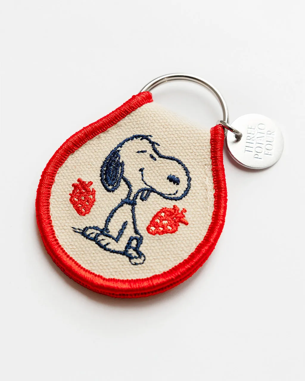 Snoopy Strawberry Patch Keychain sold by ban.do product image thumbnail 3
