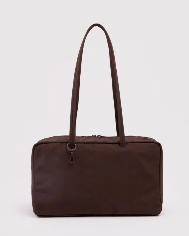 Medium Nylon Bowler Bag - Coffee sold by ban.do
