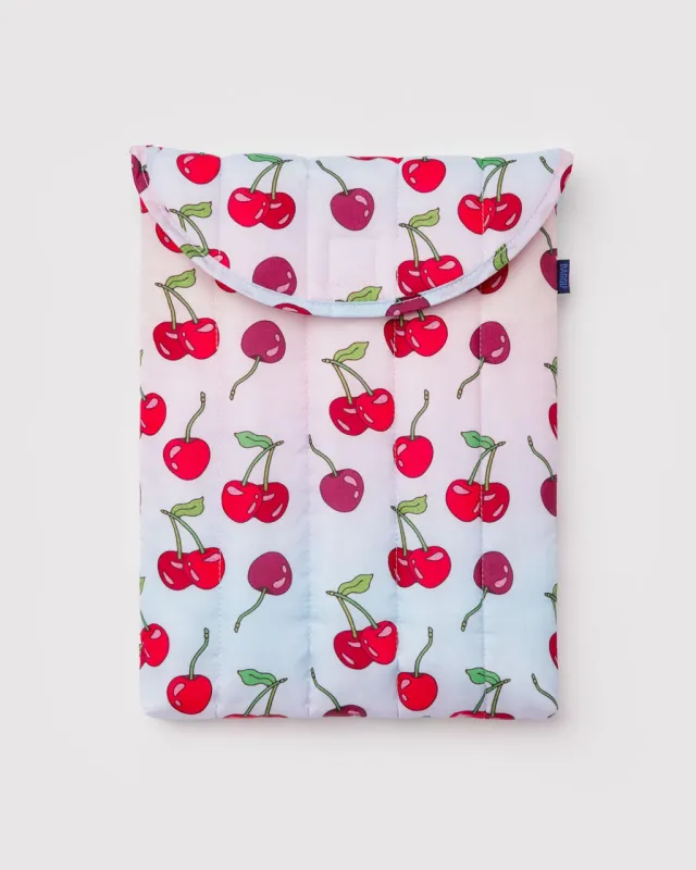 Puffy Laptop Sleeve 13" - Cherries sold by ban.do