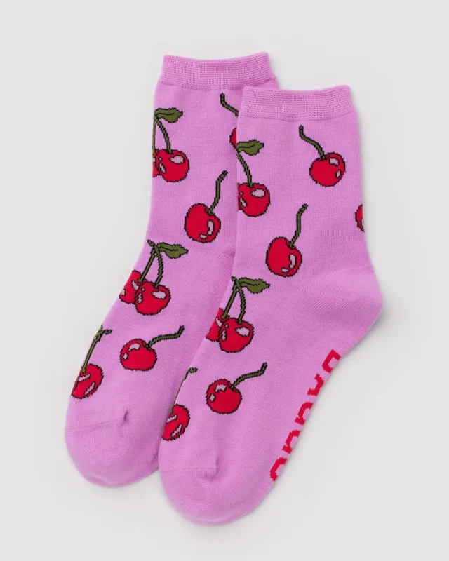 Crew Socks - Cherries sold by ban.do