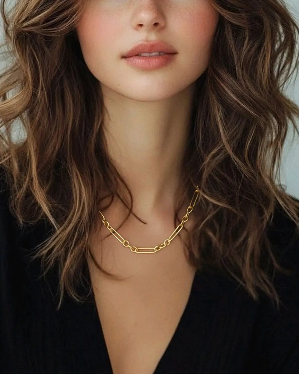 Mixed Link Paperclip Necklace sold by ban.do product image thumbnail 2