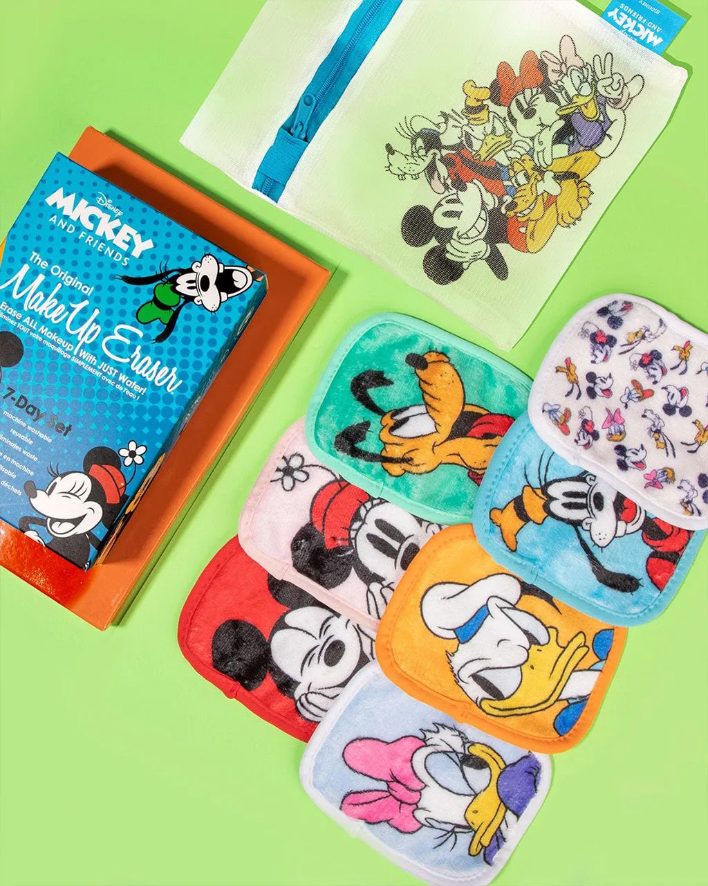 Mickey & Friends Makeup Eraser - 7 Day Set sold by ban.do