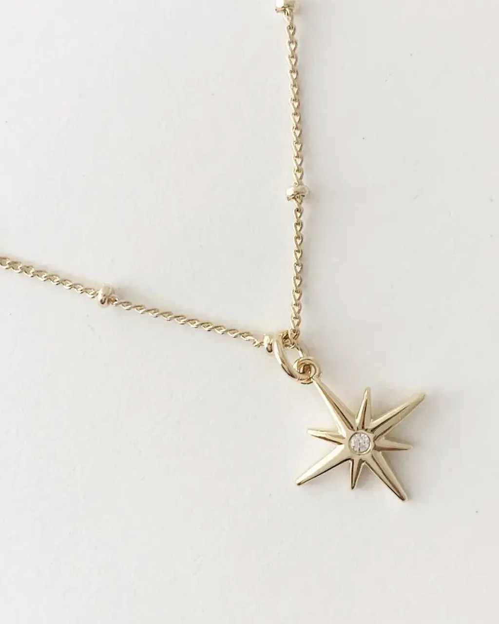 North Star Necklace - Gold sold by ban.do