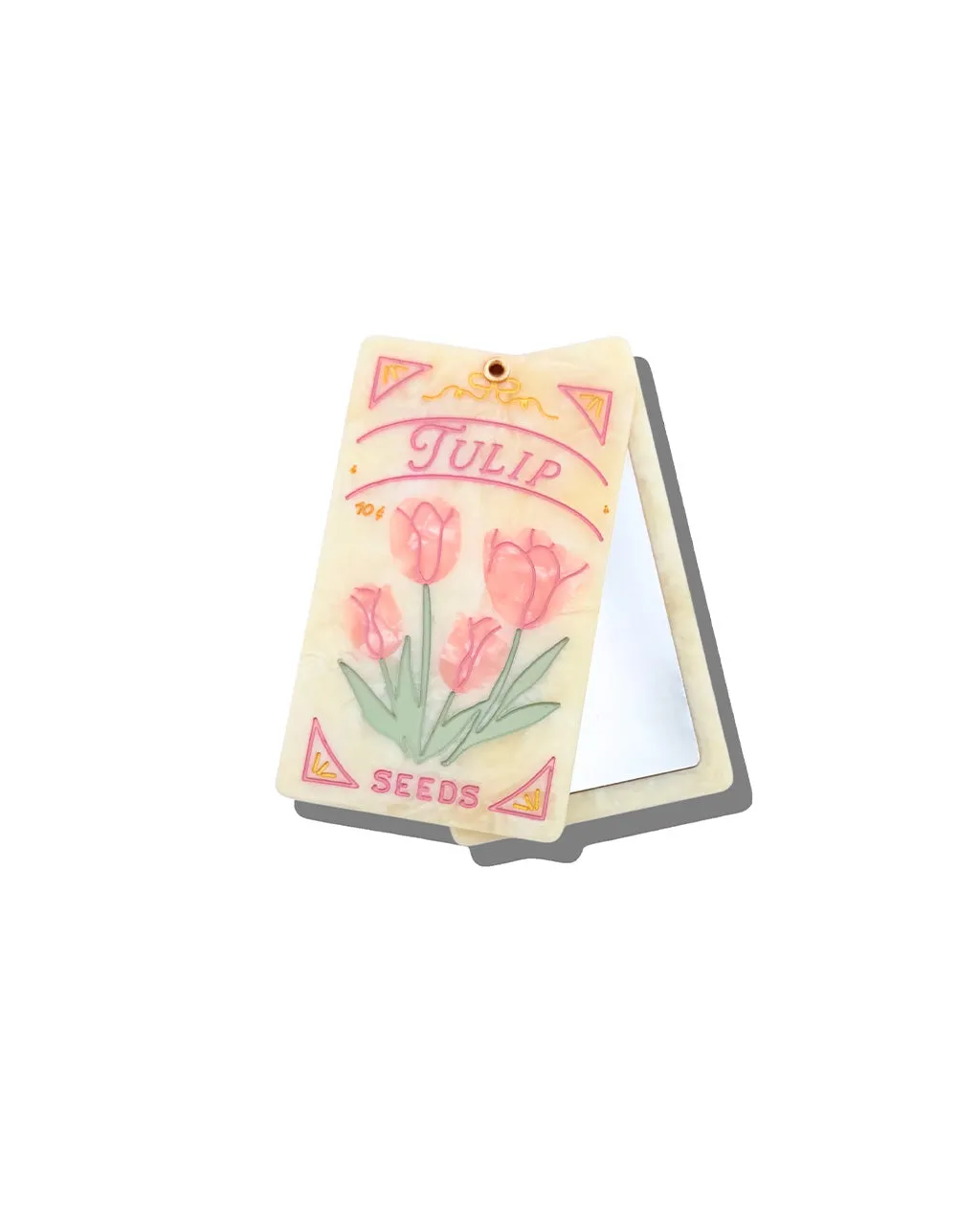Hand-painted Tulip Seeds Compact Mirror sold by ban.do product image thumbnail 2