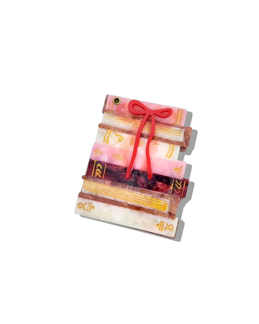 Hand-painted Bow Bookstack Compact Mirror sold by ban.do product image thumbnail 2