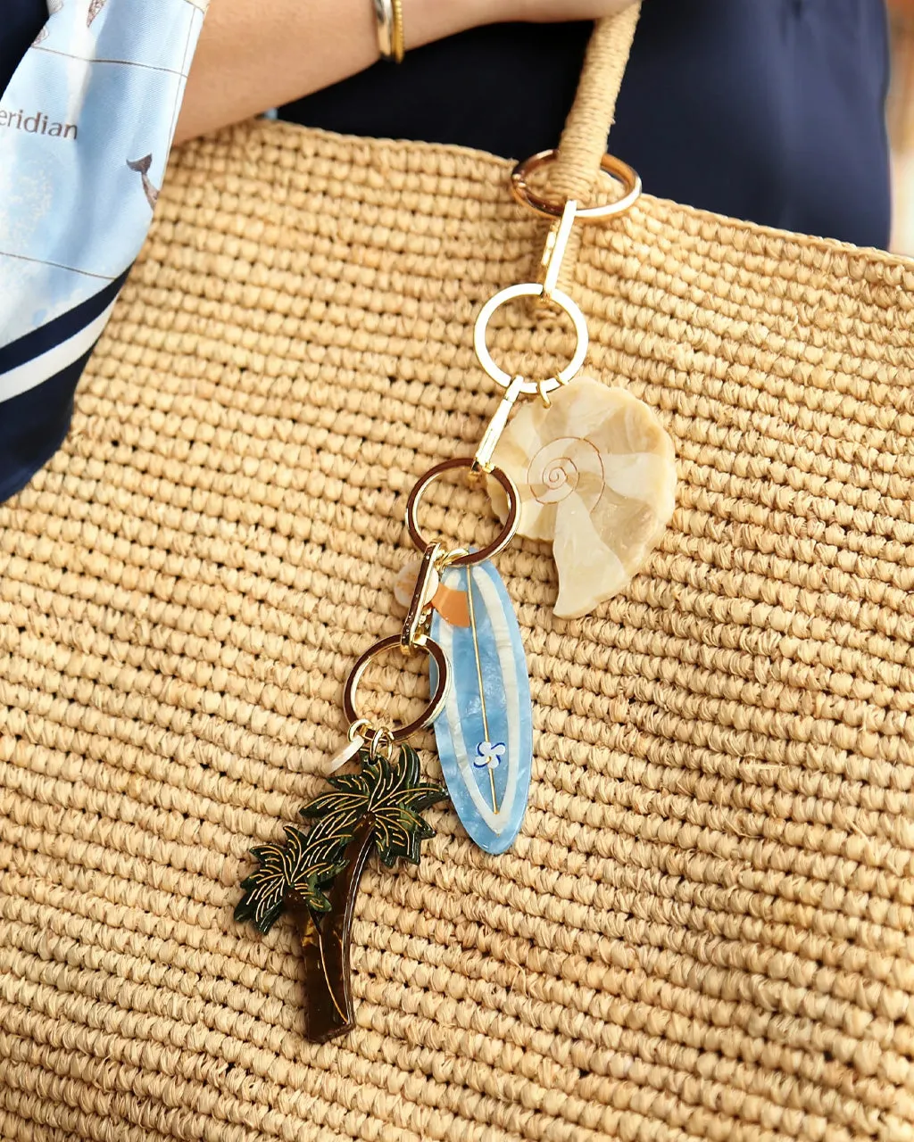 Hand-painted Surf Boards Bag Charm sold by ban.do product image thumbnail 2