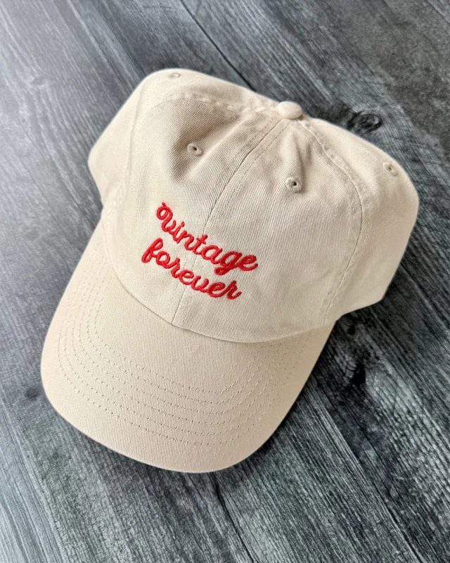 Vintage Forever Dad Hat made by ban.do