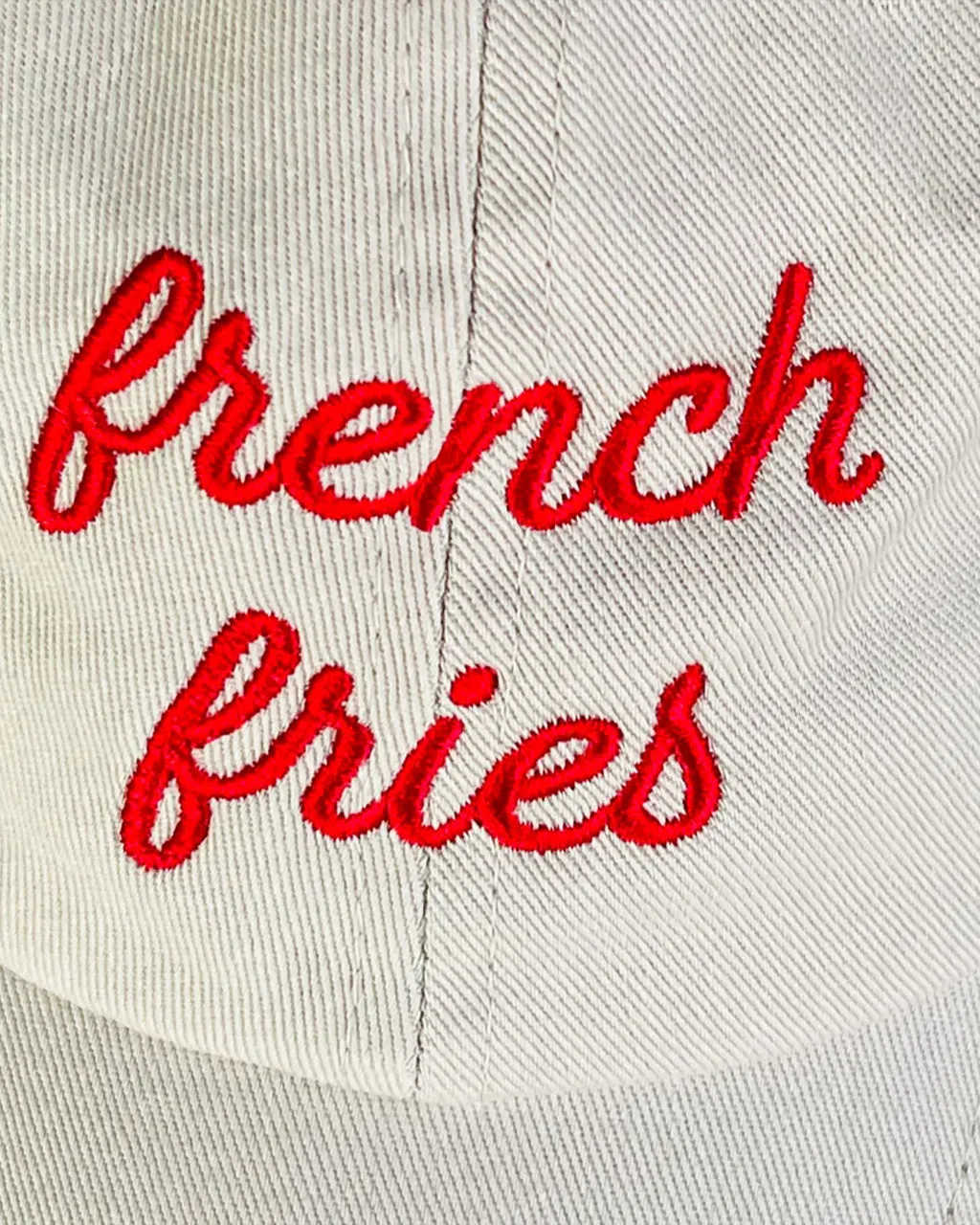 French Fries Dad Hat sold by ban.do product image thumbnail 3