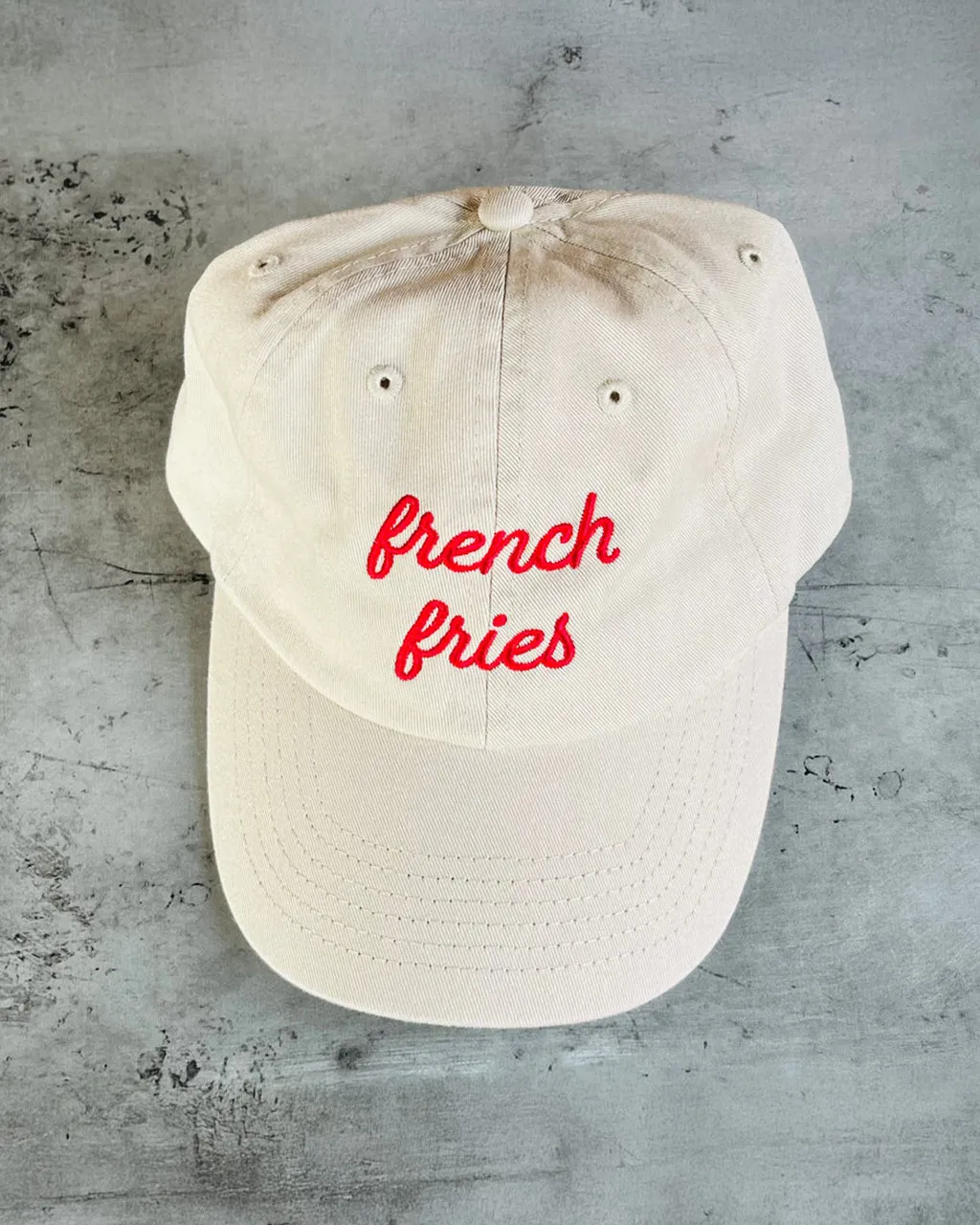 French Fries Dad Hat sold by ban.do product image thumbnail 2