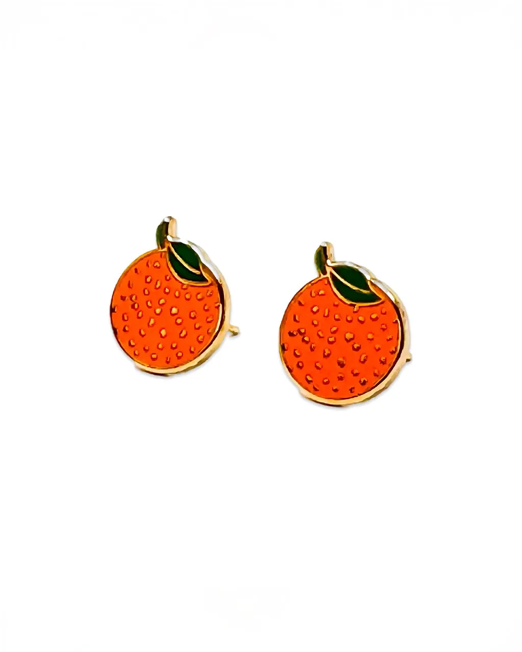 Orange Enamel Earrings sold by ban.do product image thumbnail 3