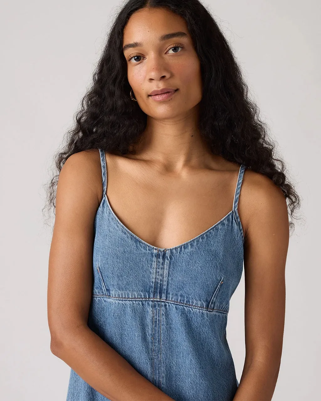 90's Denim Slip Dress - Slipped My Mind sold by ban.do product image thumbnail 4