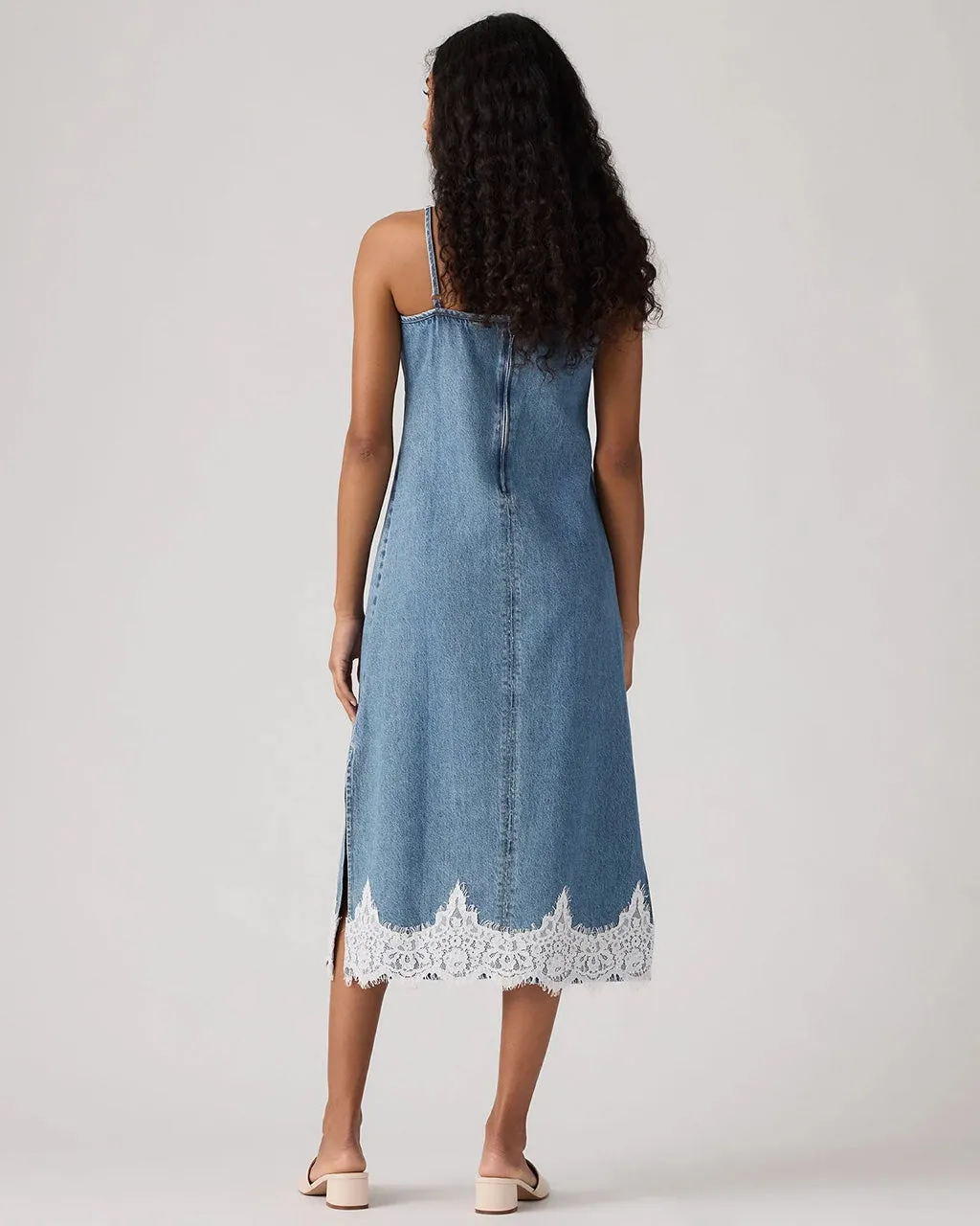 90's Denim Slip Dress - Slipped My Mind sold by ban.do product image thumbnail 2