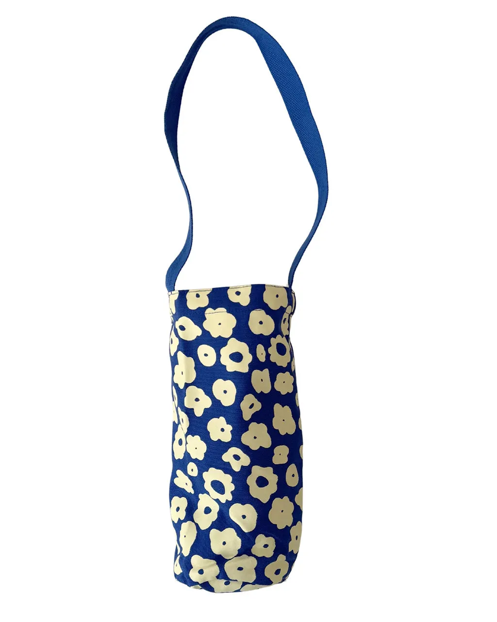 The Celeste Wine Tote - White + Cobalt sold by ban.do product image thumbnail 2