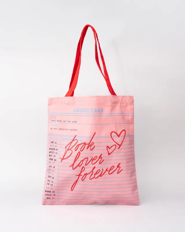 Canvas Tote Bag - Library Card made by ban.do