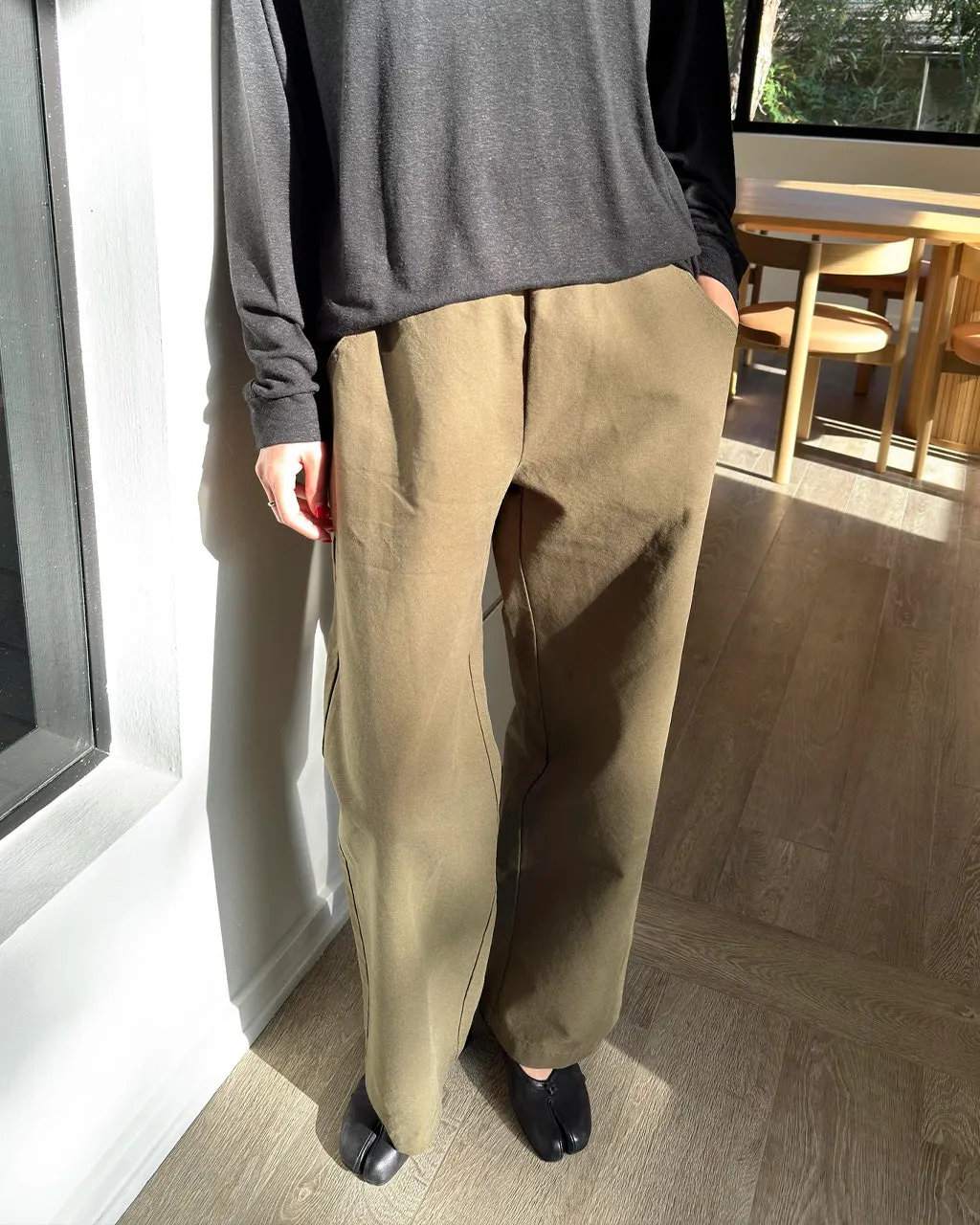 Work Pants - Olive sold by ban.do product image thumbnail 3