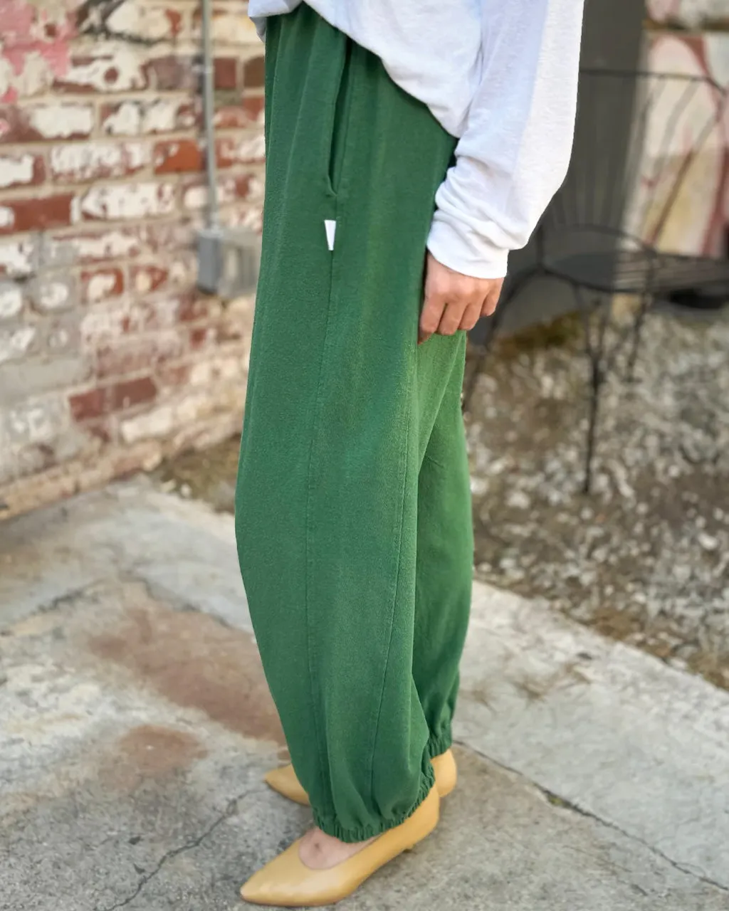 Balloon Pants - Moss Green sold by ban.do product image thumbnail 2
