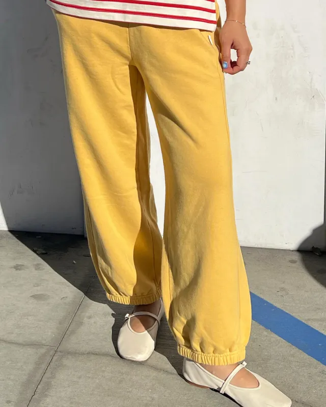 French Terry Balloon Pants - Deep Yellow made by Le Bon Shoppe