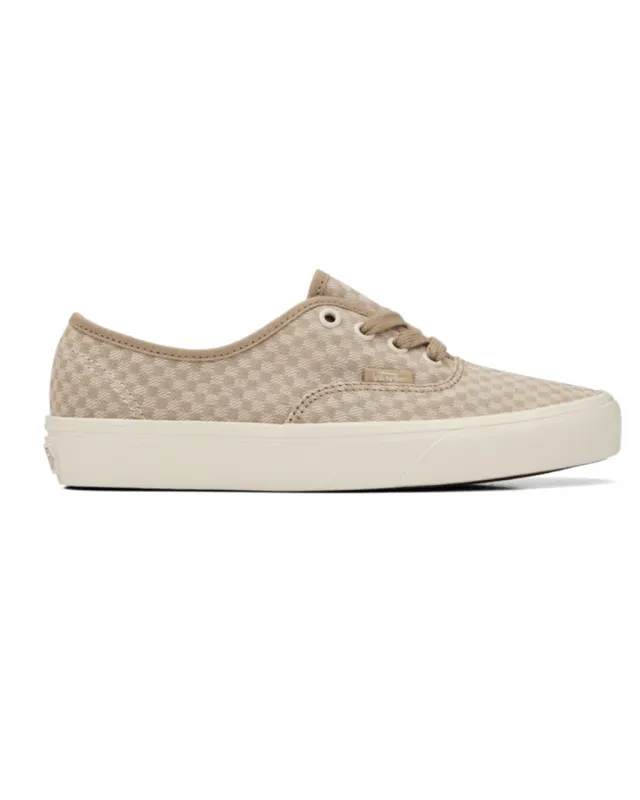 Authentic Micro Checkerboard Sneaker - Taupe made by Vans