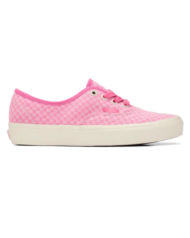 Authentic Micro Checkerboard Sneaker - Pink Fizz made by Vans